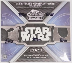 2023 Topps Chrome Black Star Wars Hobby Box